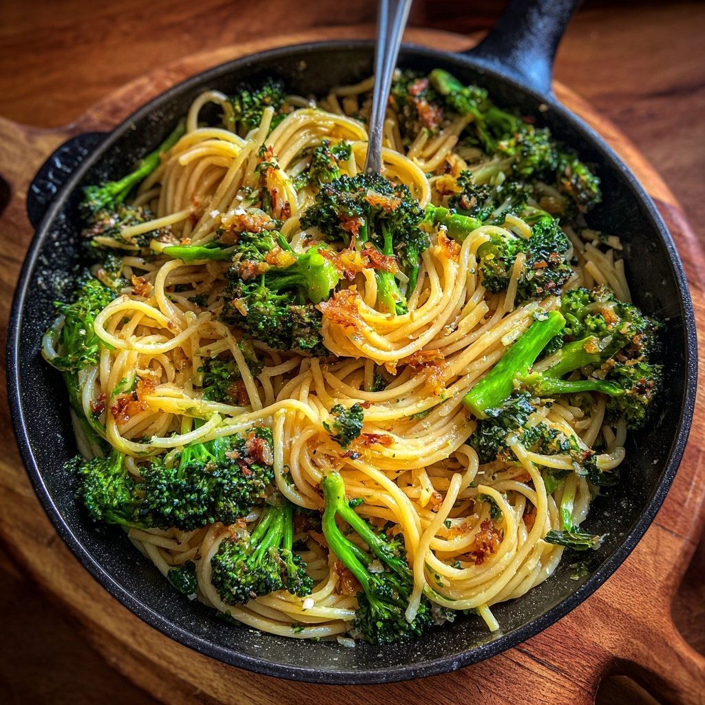 Brokkoli Pasta Pfanne