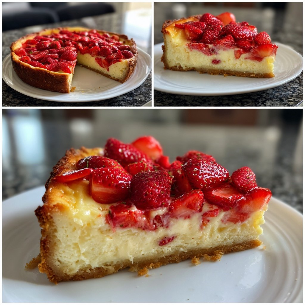 Erdbeer Käsekuchen Ohne Boden