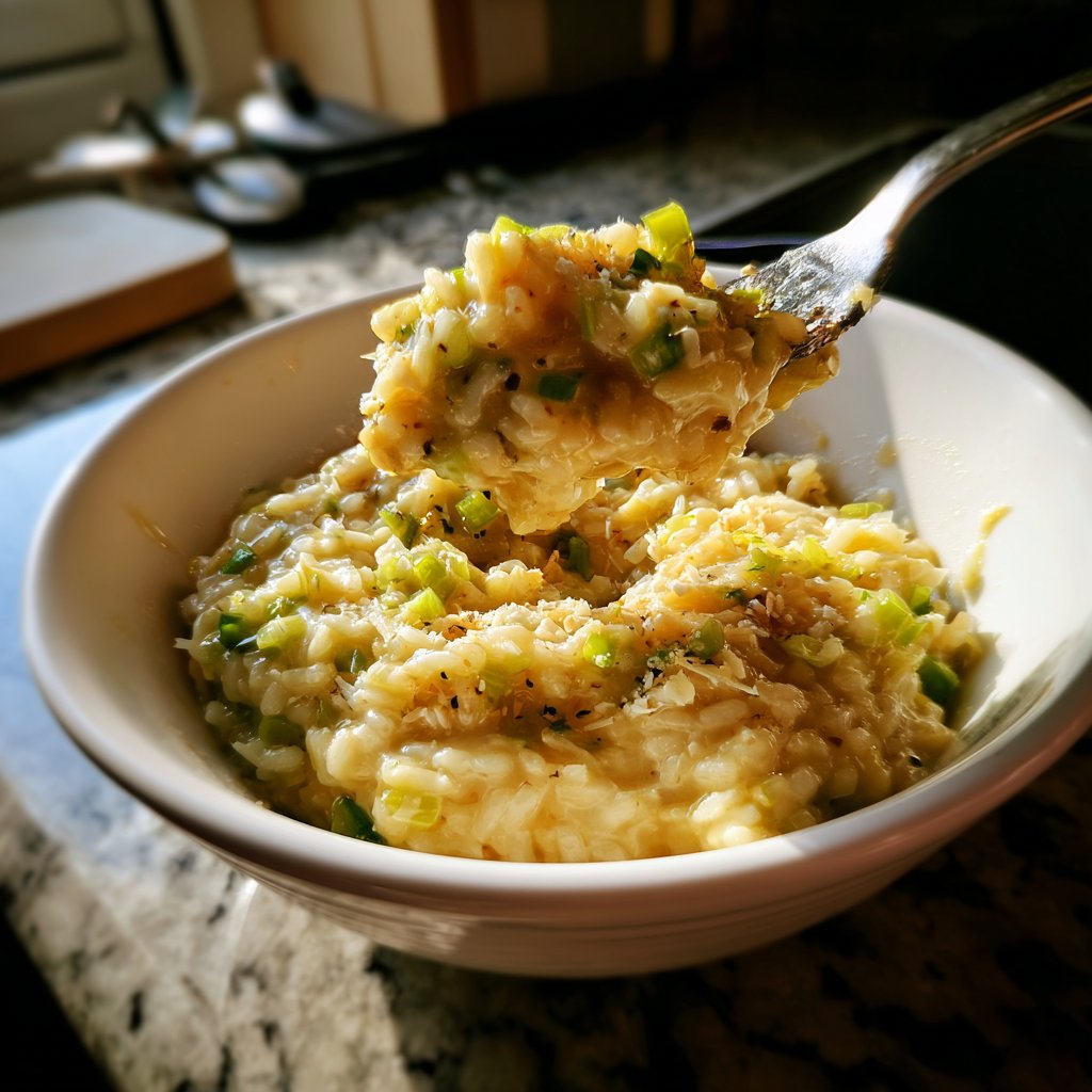 Risotto mit Sellerie und Parmesan