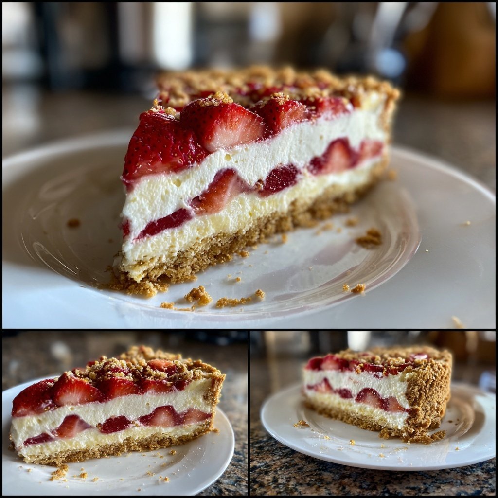 Erdbeer Joghurt Torte Mit Biskuit
