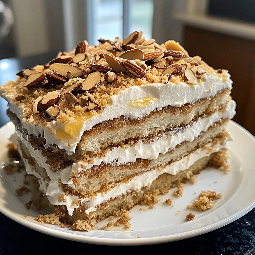 Bienenstich-Tiramisu ohne Alkohol