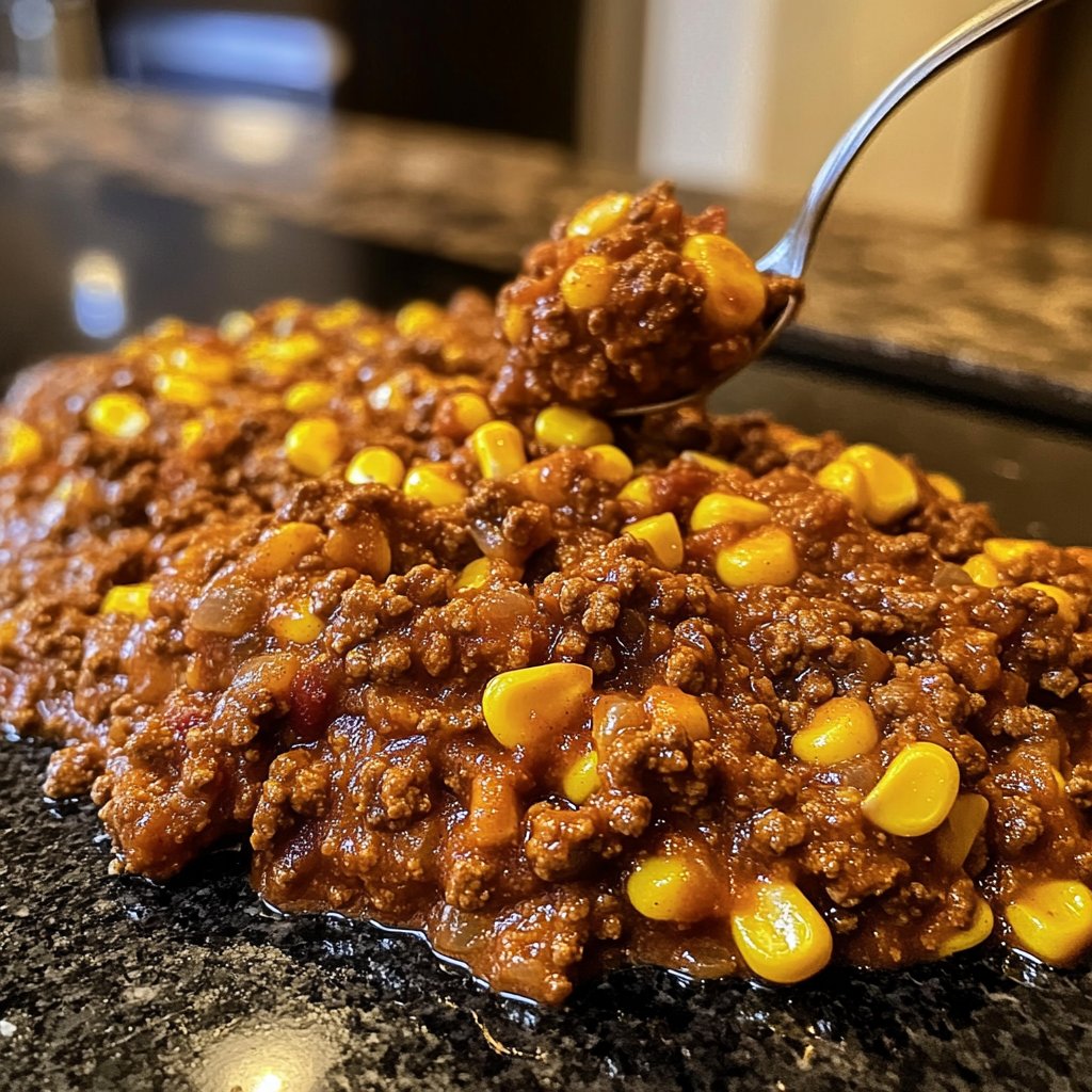 Chili sin Carne mit Mais